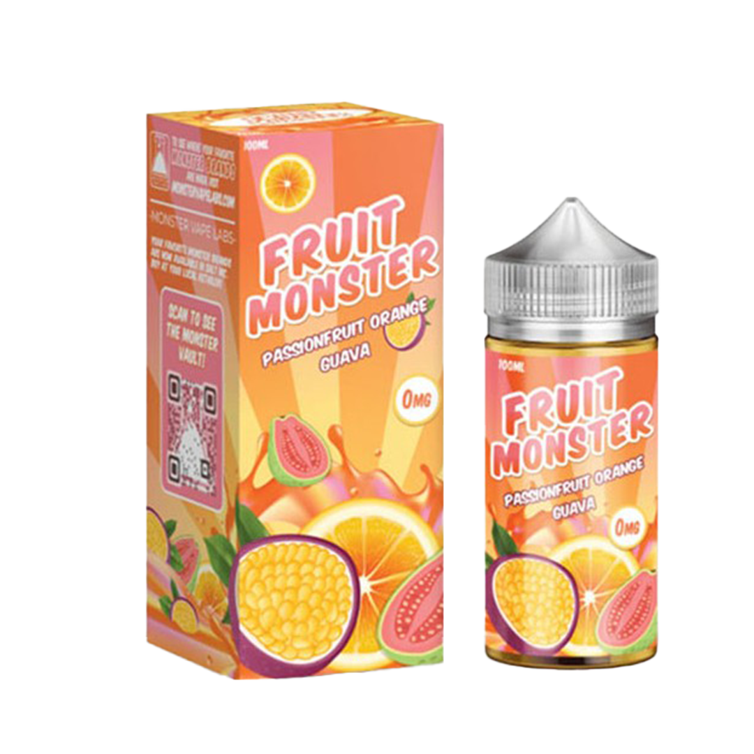 Fruit Monster Passionfruit Orange Guava 120ml E-liquide premium xvape.ma Maroc.