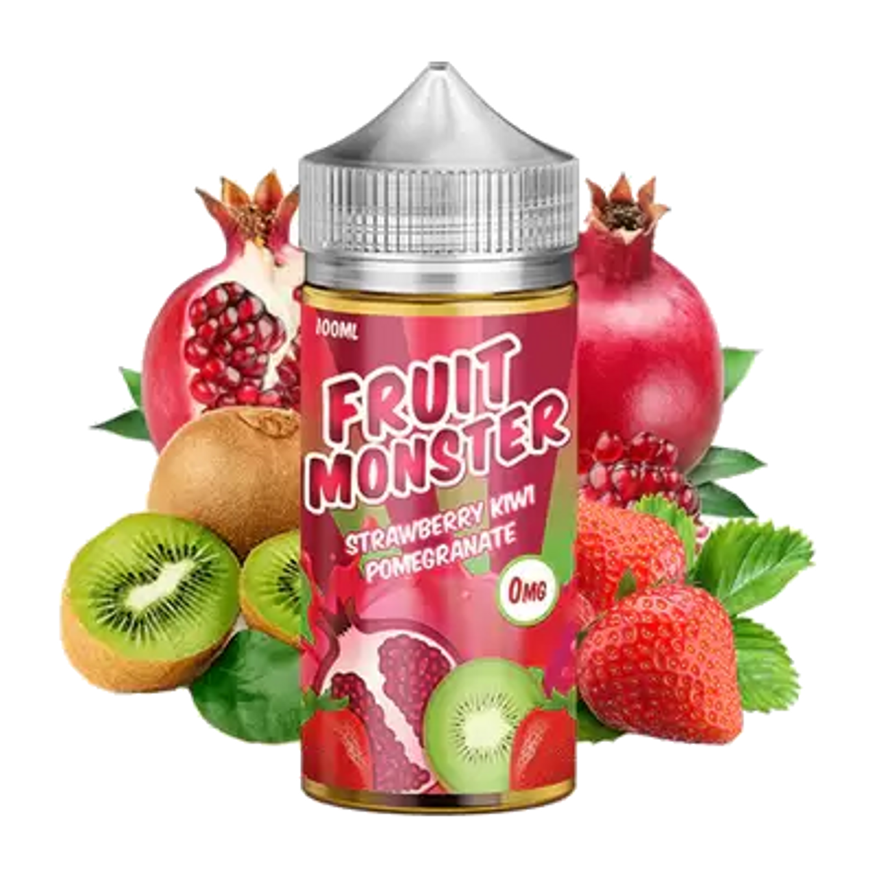 Fruit Monster Strawberry kiwi pomegranate 120ml  E-liquide premium  xvape.ma Maroc.