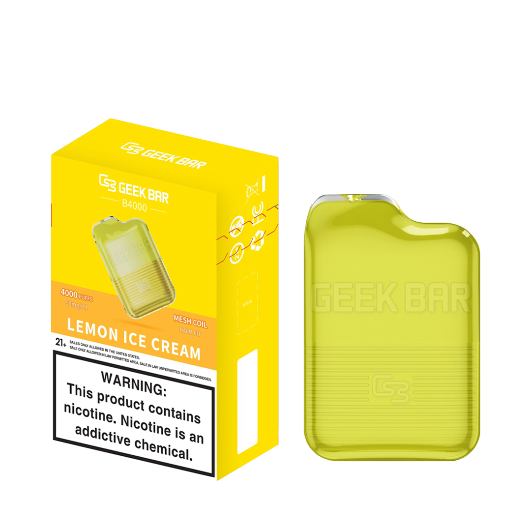 Geek Bar PINEAPPLE COCNUT MILK 4000 Puffs - E-cigararette jetable Jetable xvape.ma Maroc.