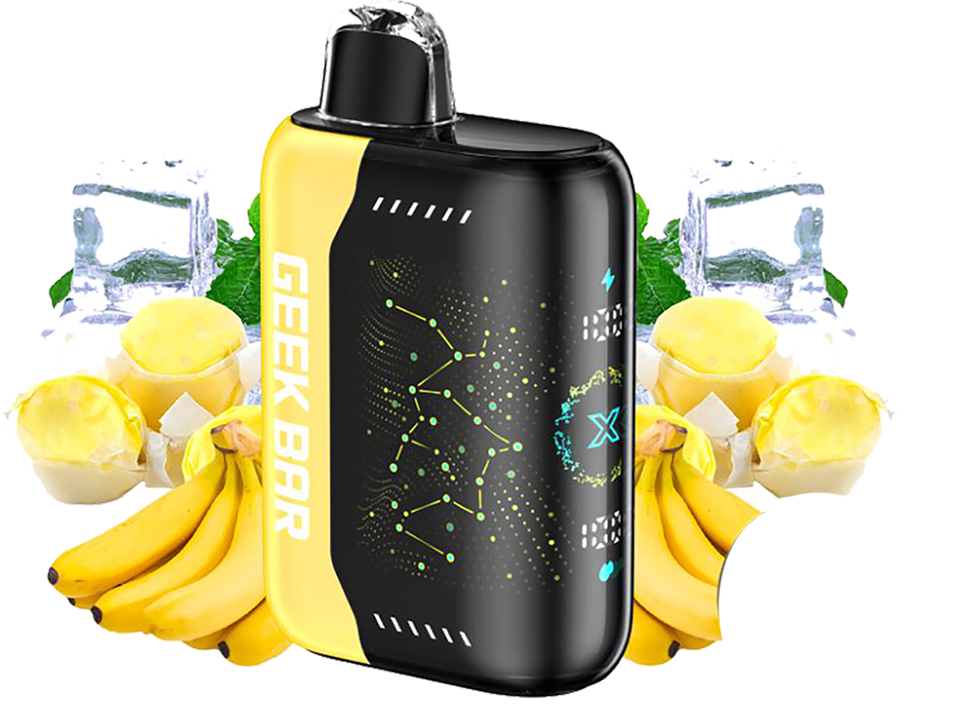 elfbar nachfll pod luft aus MELO HELO Plus Caffeine Diffuser, Banana Ice, 800 Puffs, Vegan Formula
