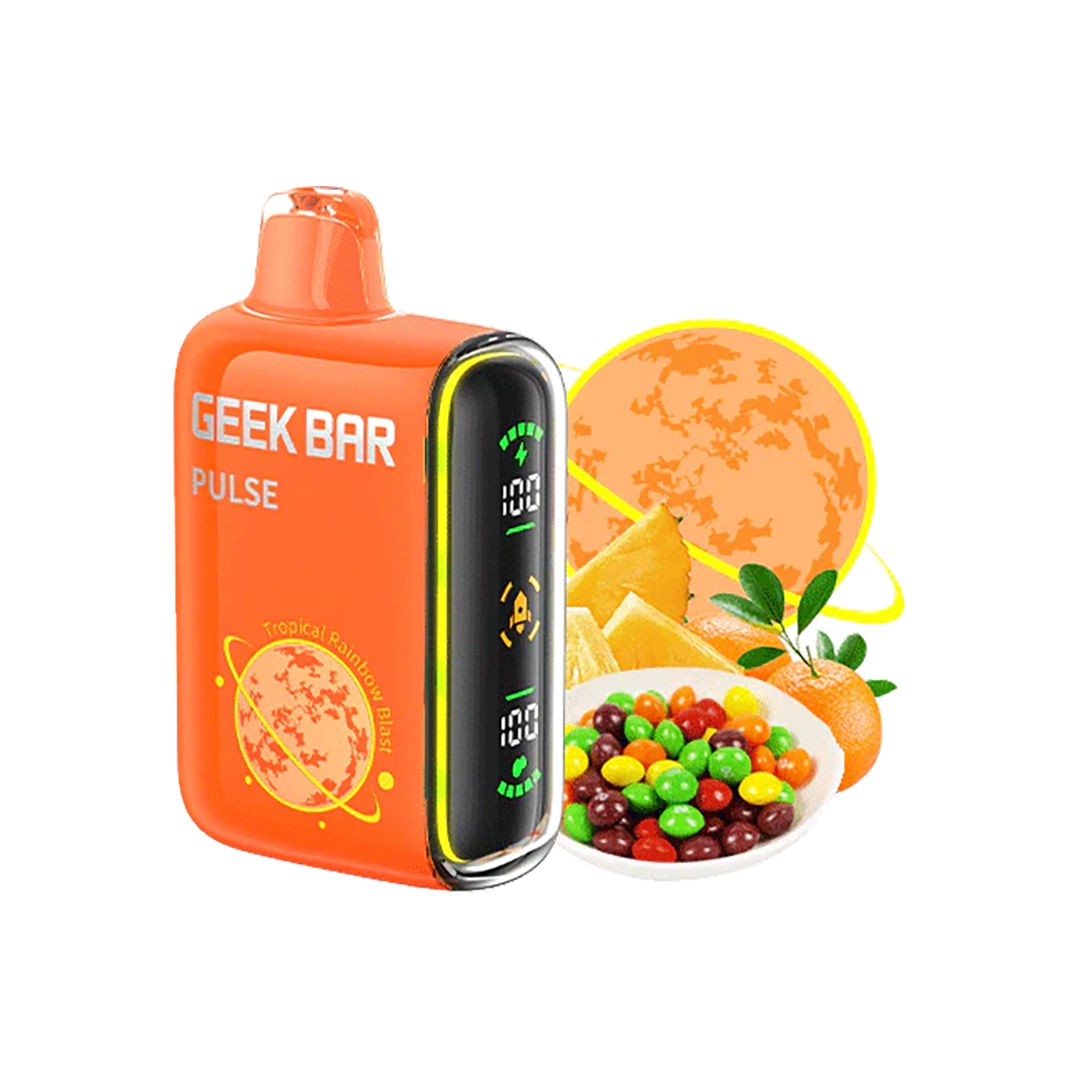 Geek Bar Pulse 15K Puff - Tropical Rainbow Blast - 5%