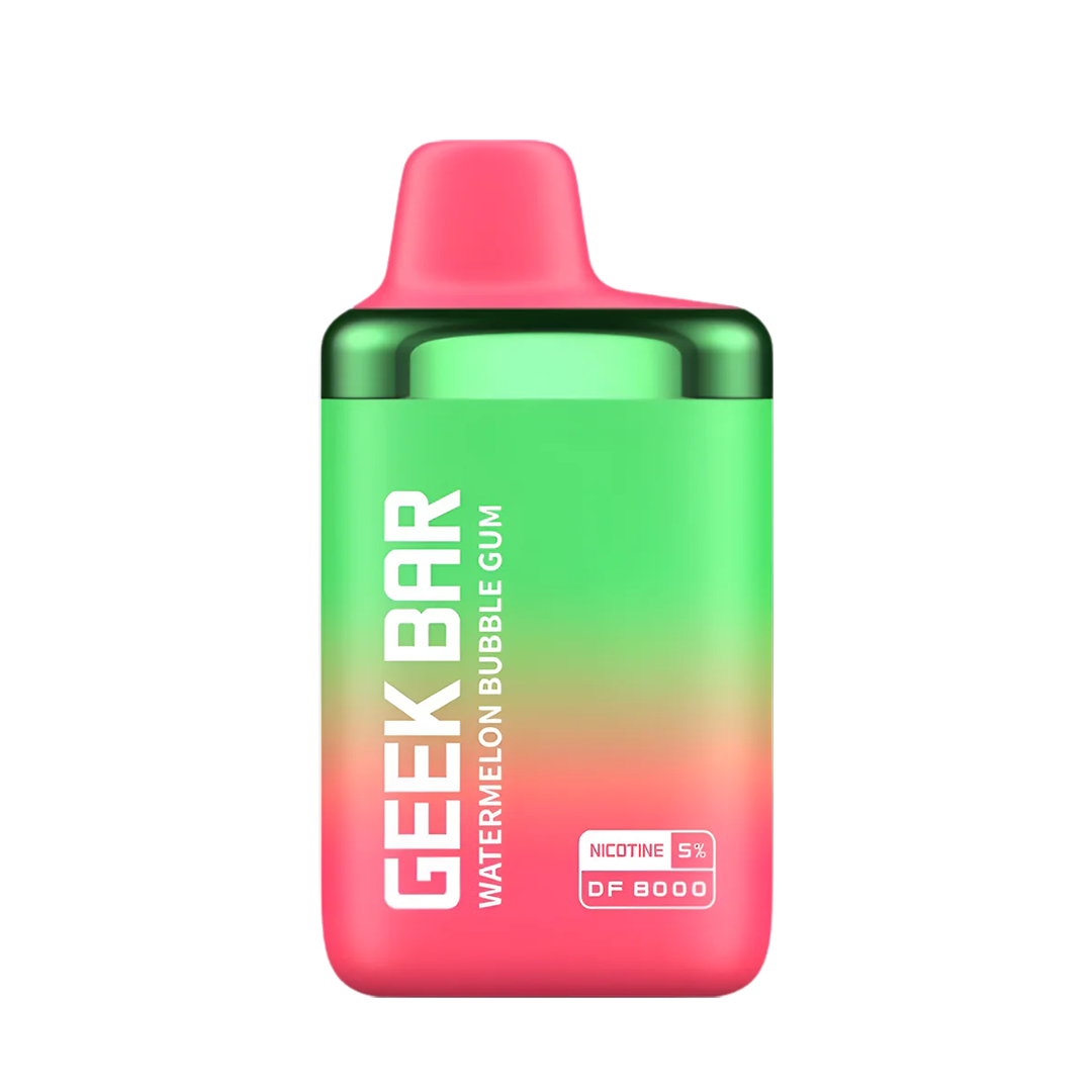 Geekbar  DF8000 Puff - Watermelon Bubble Gum - 5%  Jetable  xvape.ma Maroc.