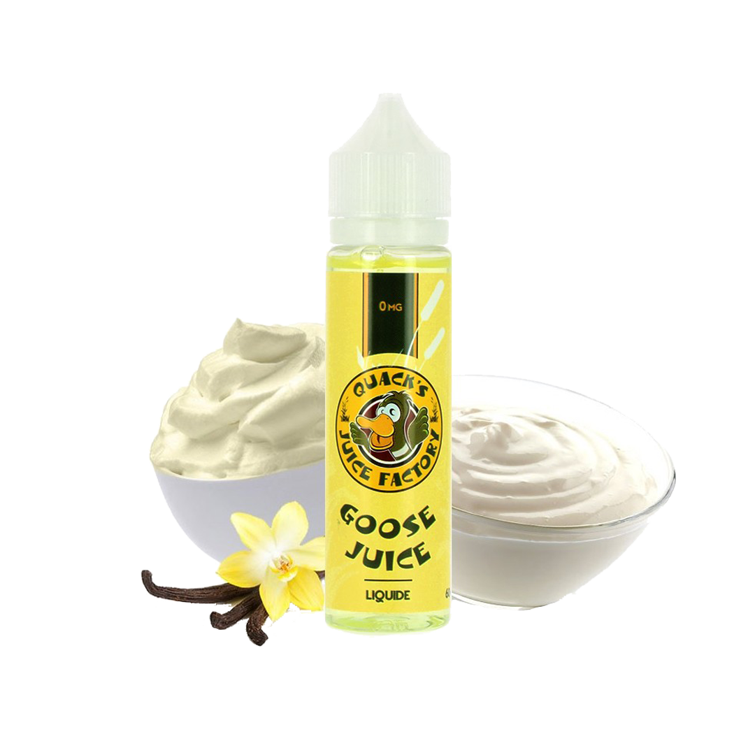 Goose Juice Quack's Juice Factory - 60 ml  E-liquide premium  xvape.ma Maroc.