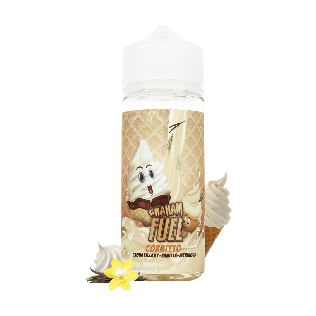 Graham Fuel Cornitto 120ml  E-liquide premium  xvape.ma Maroc.