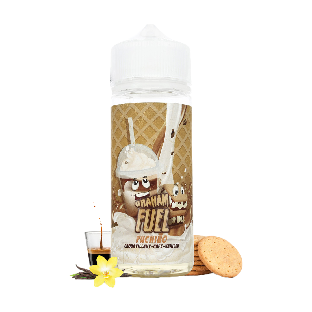 Graham Fuel - Puchino - 120ml  E-liquide premium  xvape.ma Maroc.