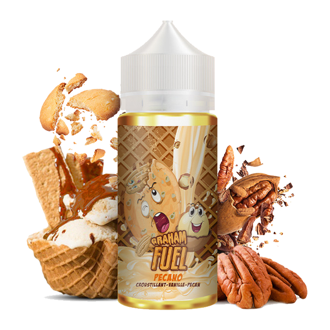 Graham Fuel Pecano 120ml  E-liquide premium  xvape.ma Maroc.