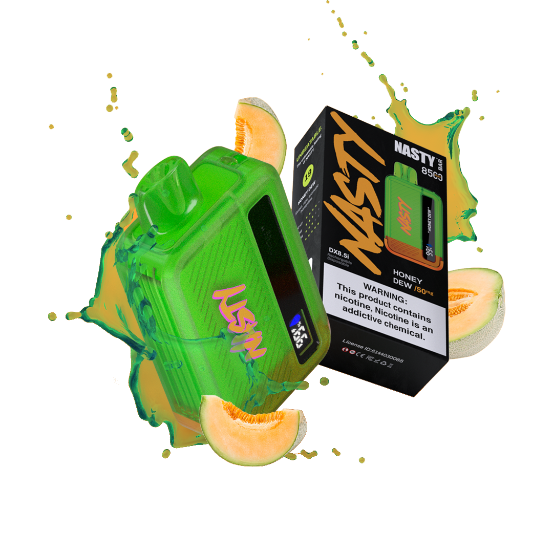 Nasty 8.5K - HONEYDEW 8500 puffs 2%  Jetable  xvape.ma Maroc.