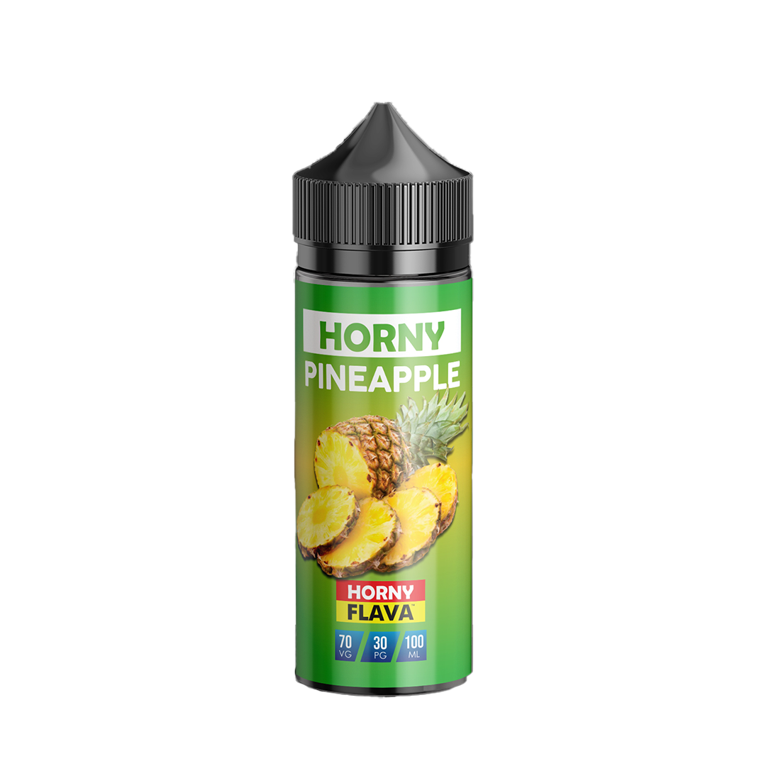 Horny Flava Pineapple 120ml  E-liquide premium  xvape.ma Maroc.