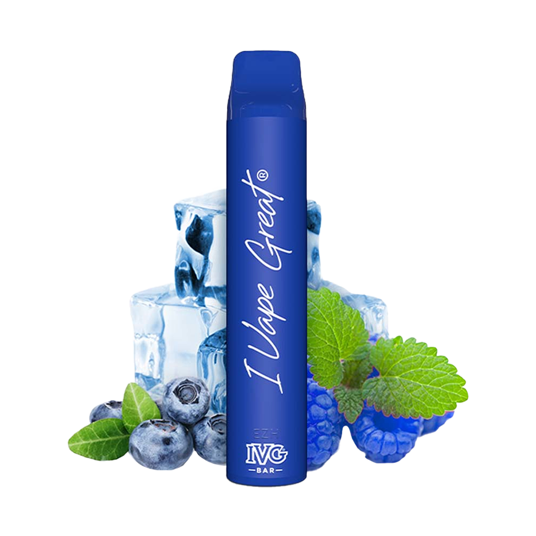 IVG Bar 3000 Taffs - Blue Raspberry Ice (5%) Jetable xvape.ma Maroc.