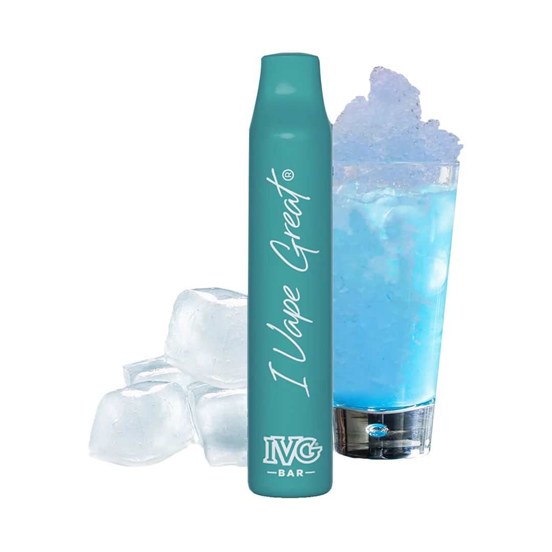 IVG Bar 600 Taffs - Blue Slush Ice (2%)  Jetable  xvape.ma Maroc.