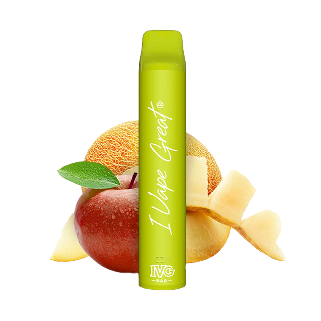 IVG Bar 3000 Taffs - Fuji Apple Melon (5%) Jetable xvape.ma Maroc.
