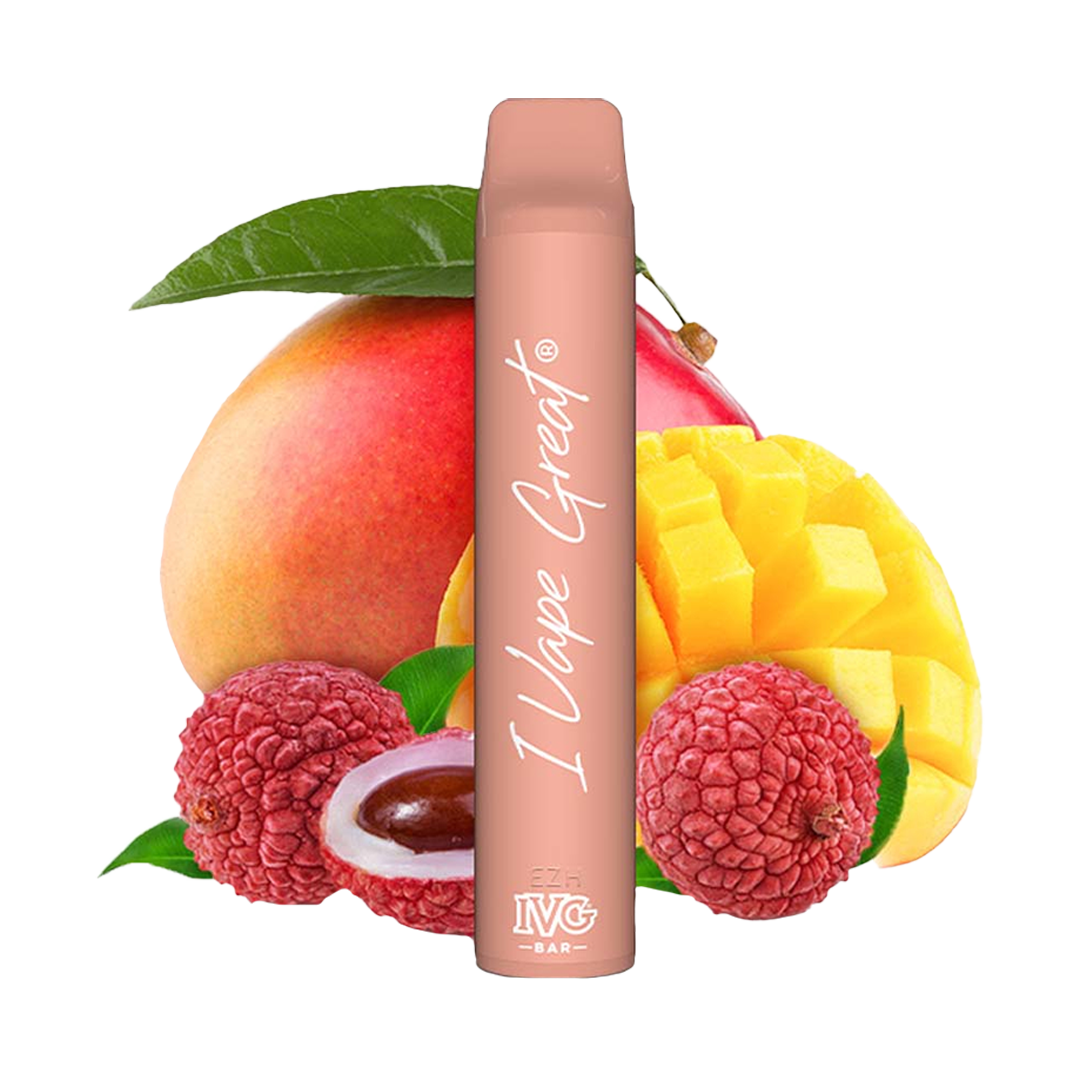 IVG Bar 3000 Taffs - Mango Lychee (5%) Jetable xvape.ma Maroc.