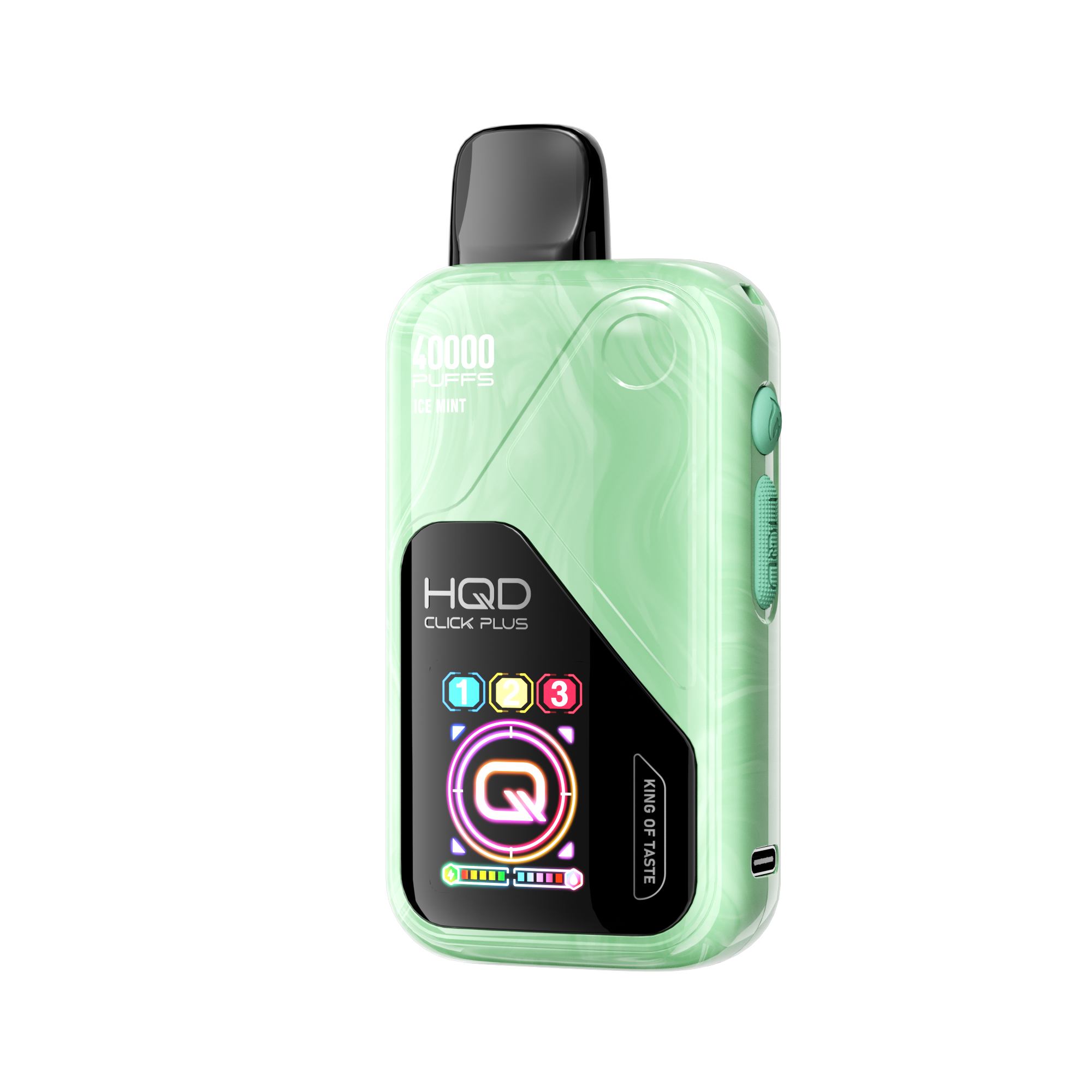 HQD Click Plus 40K Puffs - Ice Mint - 50mg