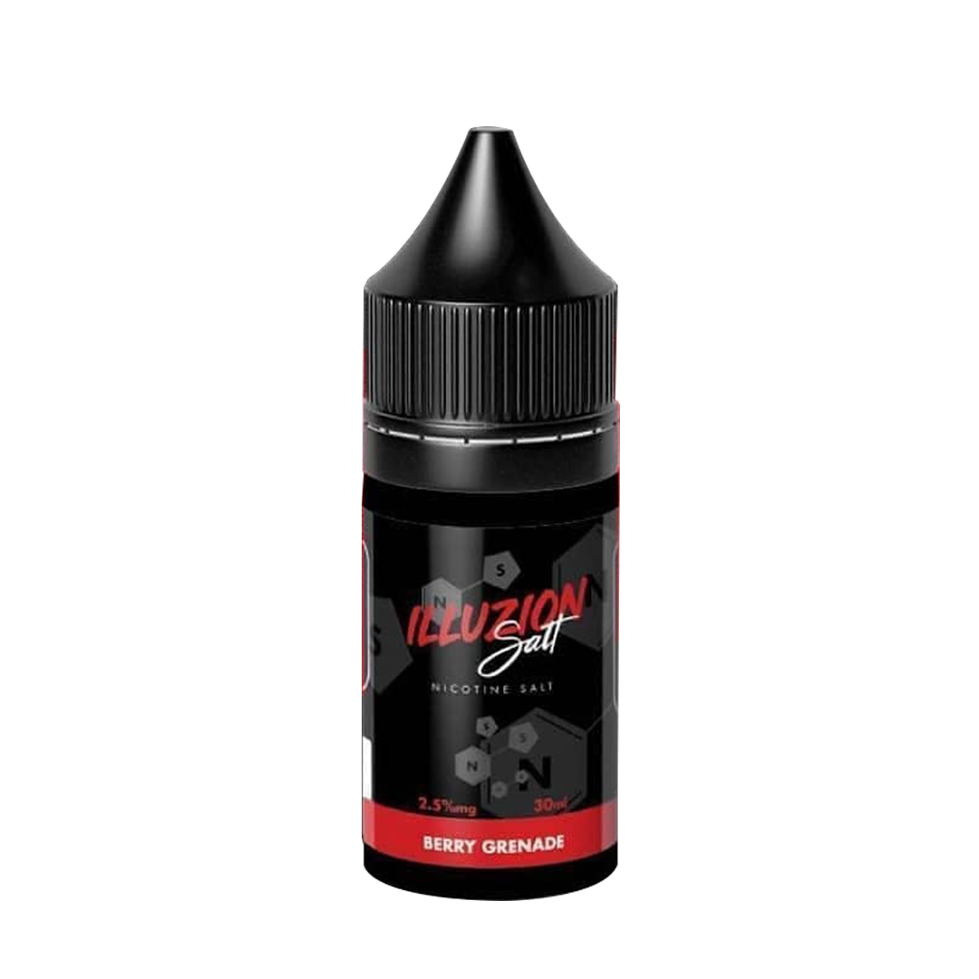 Illuzion salt 30ml - Berry Grenade 2.5% mg  Salt Nicotine  xvape.ma Maroc.