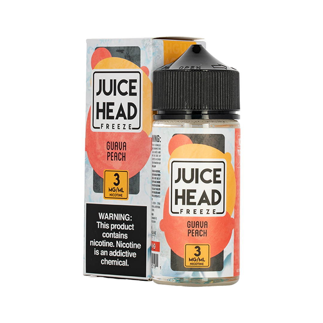 Juice Head FREEZE Guava Peach 100ML  E-liquide premium  xvape.ma Maroc.