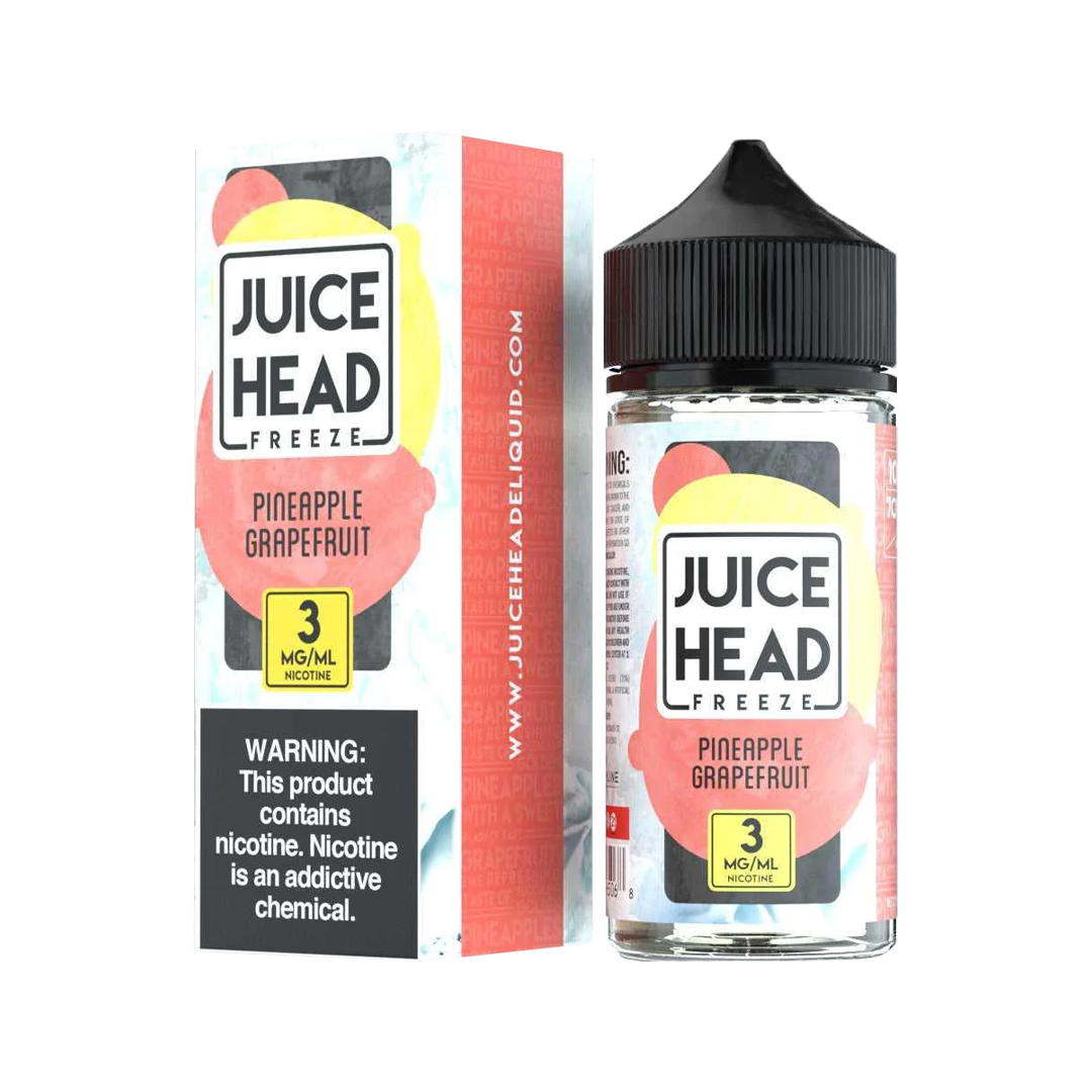 Juice Head FREEZE Pineapple Grapefruit 100ML  E-liquide premium  xvape.ma Maroc.
