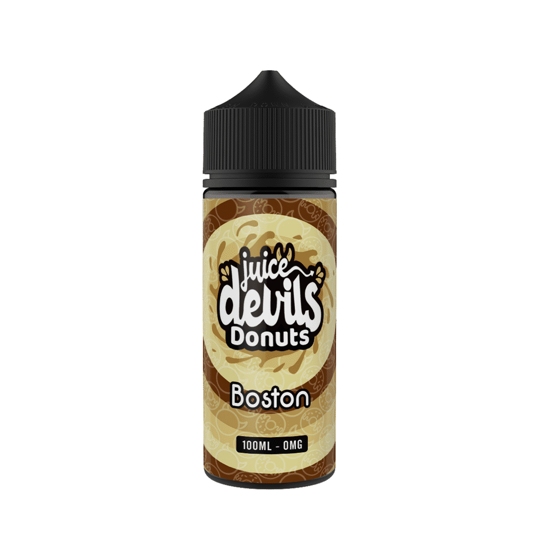 Juice Devils Boston Donut 120ml  E-liquide premium  xvape.ma Maroc.