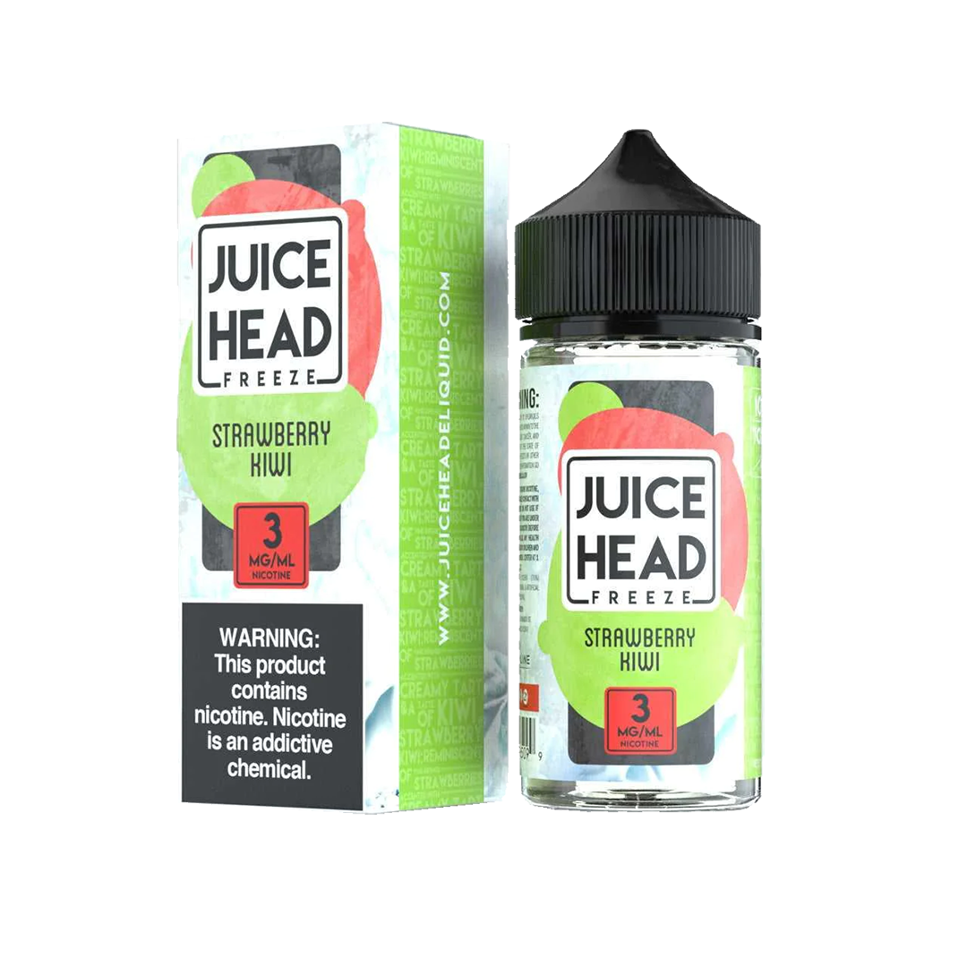 Juice Head FREEZE Strawberry Kiwi 100ML  E-liquide premium  xvape.ma Maroc.