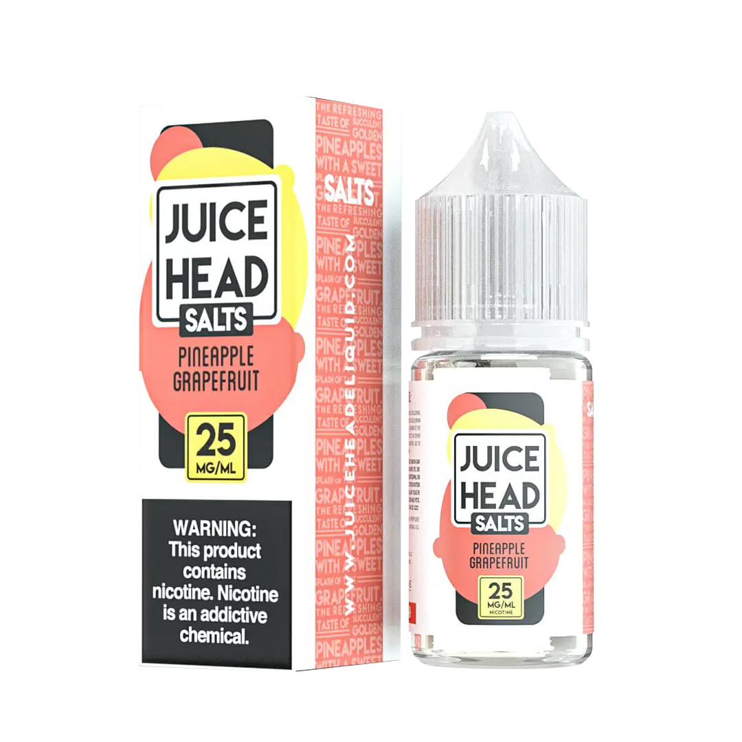 Juice Head - Pineapple Grapefruit - Salt 30ml  Salt Nicotine  xvape.ma Maroc.