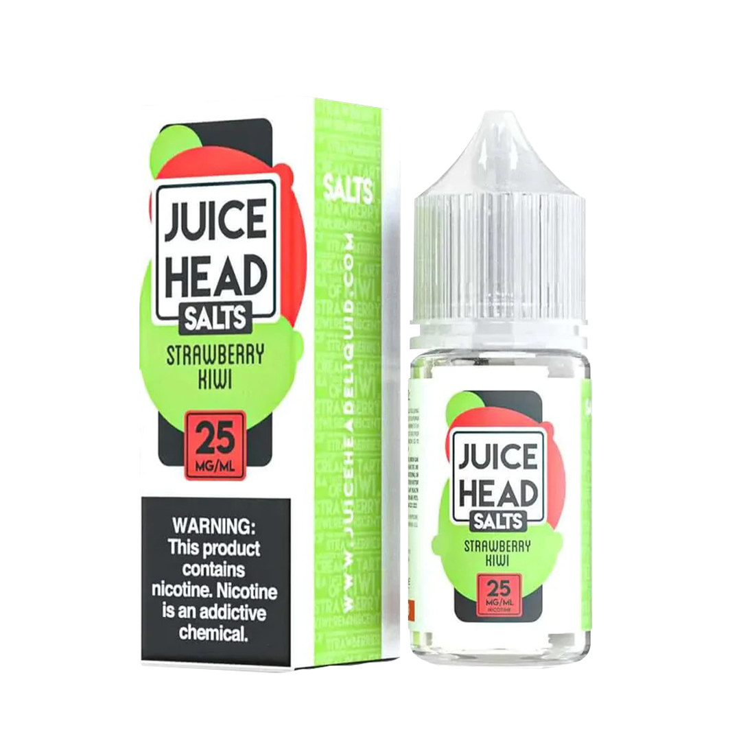 Juice Head - Strawberry Kiwi - Salt 30ml  Salt Nicotine  xvape.ma Maroc.