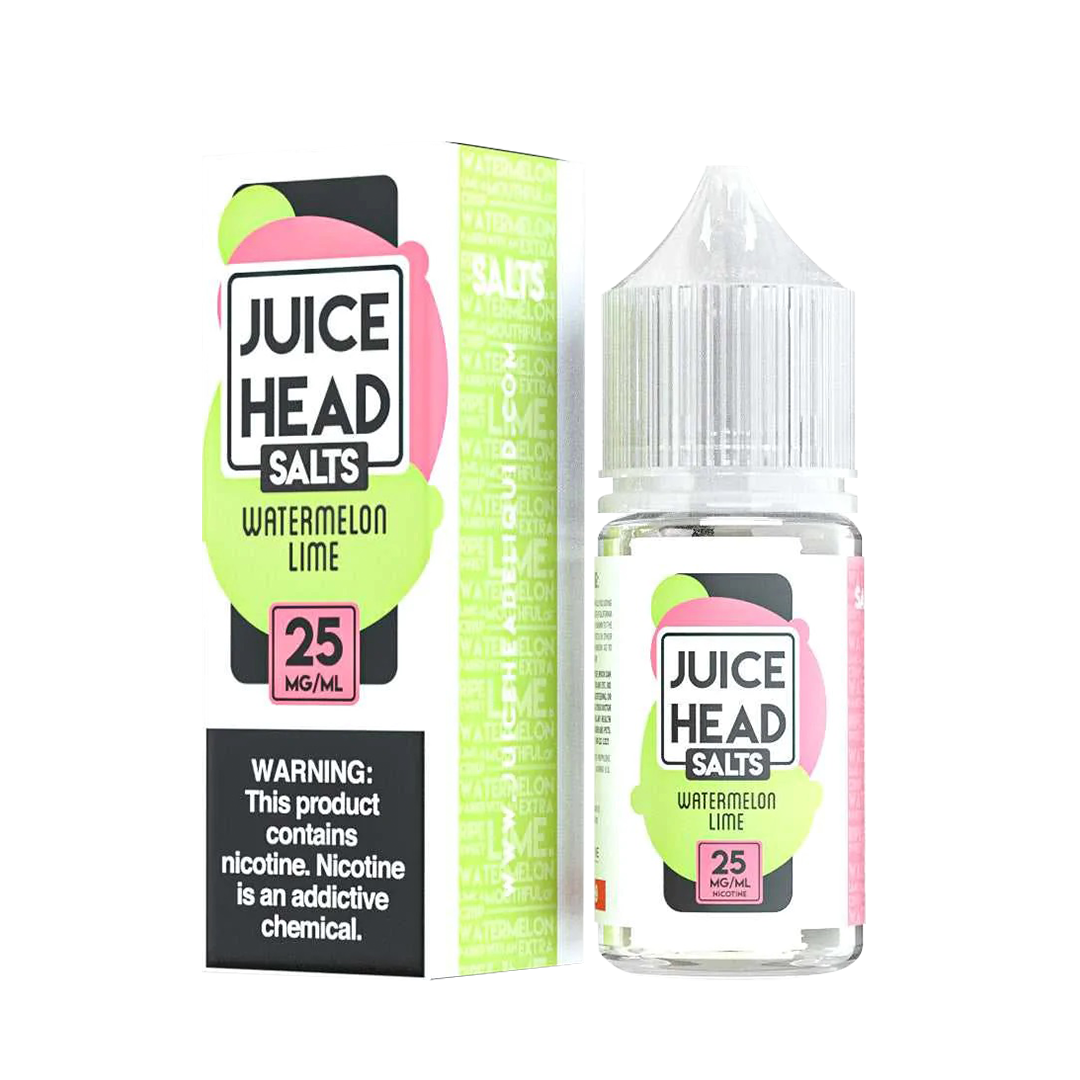 Juice Head - Watermelon Lime - Salt 30ml  Salt Nicotine  xvape.ma Maroc.
