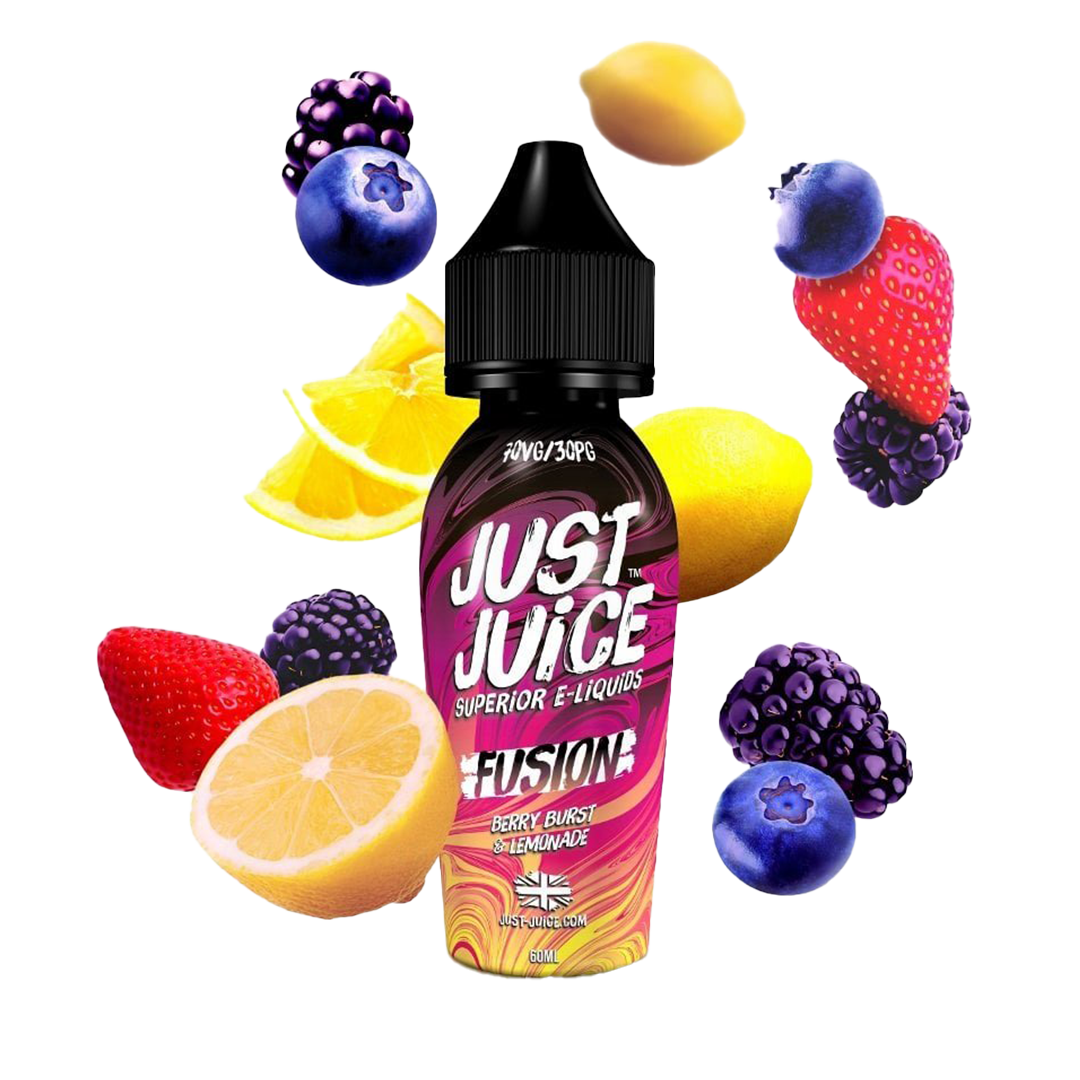 Just Juice Berry Burst Lemonade 60ml E-liquide premium xvape.ma Maroc.