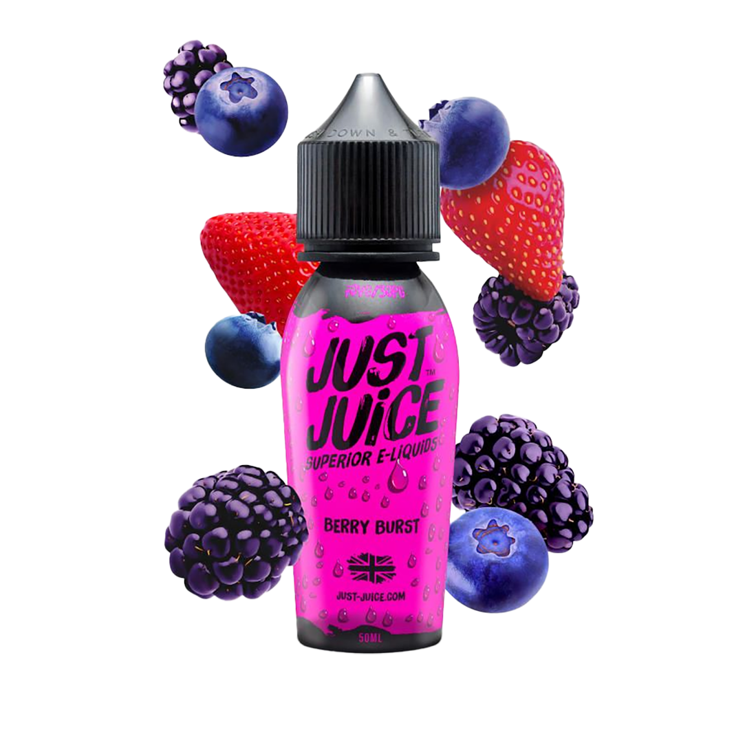 Just Juice - Berry Burst - 60ml E-liquide premium xvape.ma Maroc.