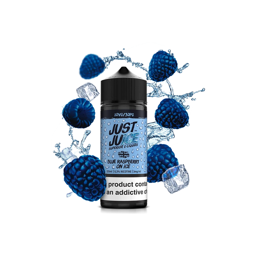 Just Juice - Blue Raspberry - 120ml E-liquide premium xvape.ma Maroc.