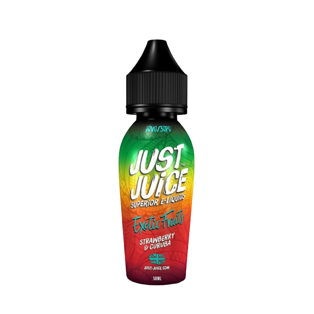 Just Juice Exotic Fruits Strawberry curuba 60ml E-liquide premium xvape.ma Maroc.