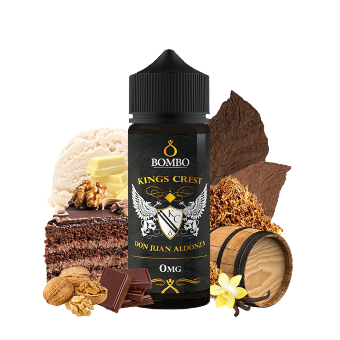 Kings Crest Don Juan Aldonza 120ml  E-liquide premium  xvape.ma Maroc.