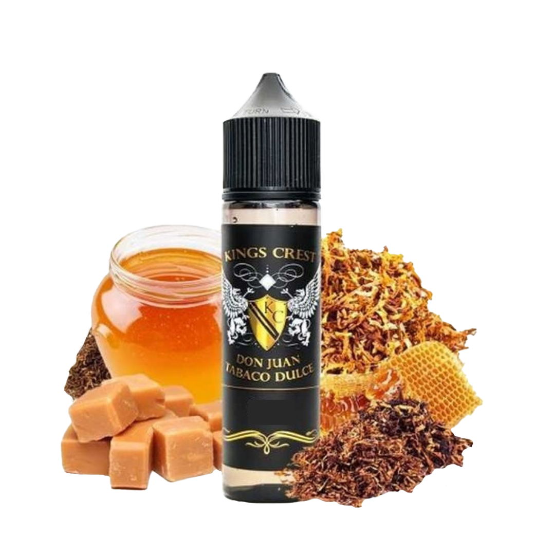 Kings Crest Don Juan Reserve 60ml (version américaine)  E-liquide premium  xvape.ma Maroc.