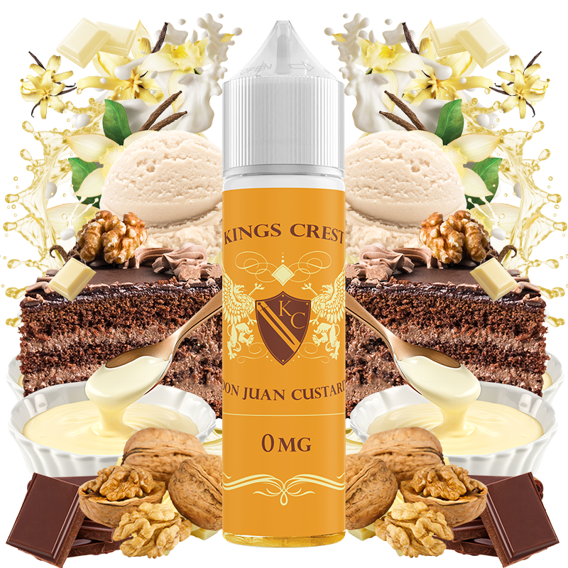Kings Crest Don Juan Custard 60ml Short Fill