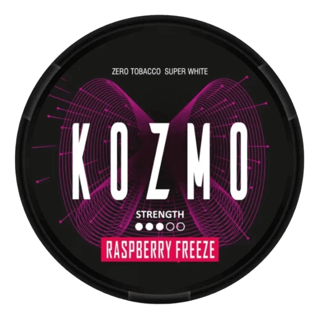 Kozmo Nicotine Pouches - Raspberry Freeze - 24mg
