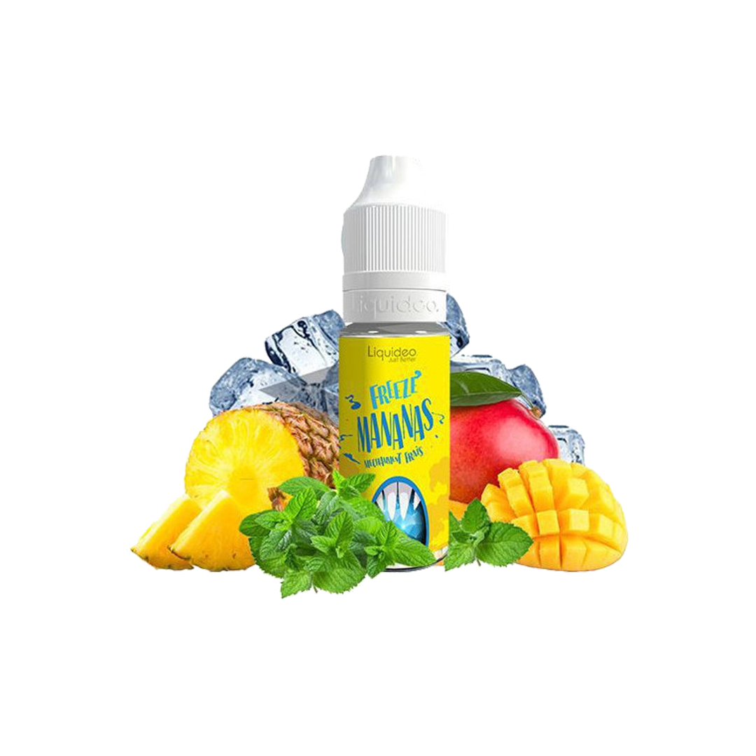 LIQUIDEO FREEZE MANANAS 10ml  E-liquide premium  xvape.ma Maroc.