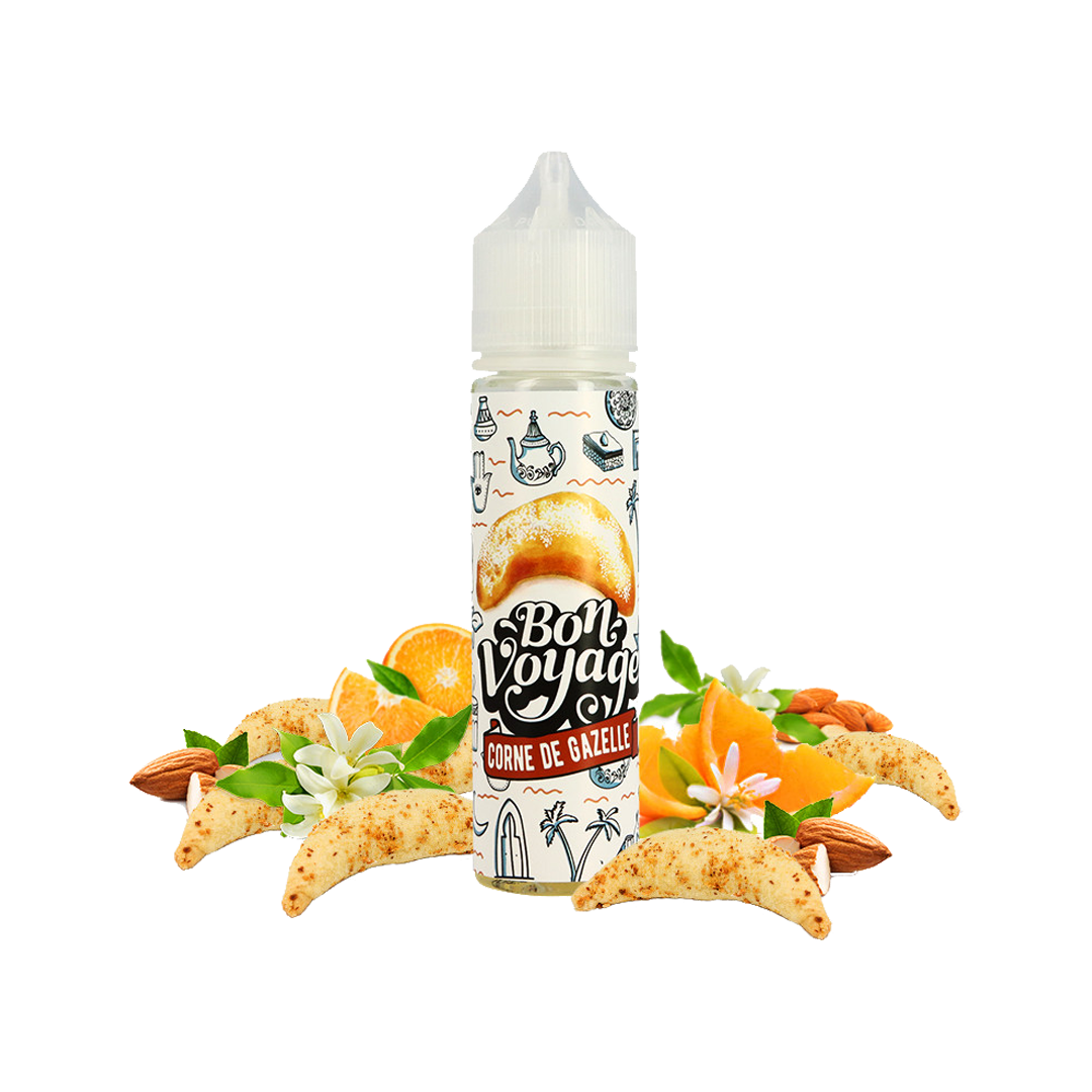 Le Coq Qui Vape Corne de Gazelle Bon Voyage 60ml  E-liquide premium  xvape.ma Maroc.