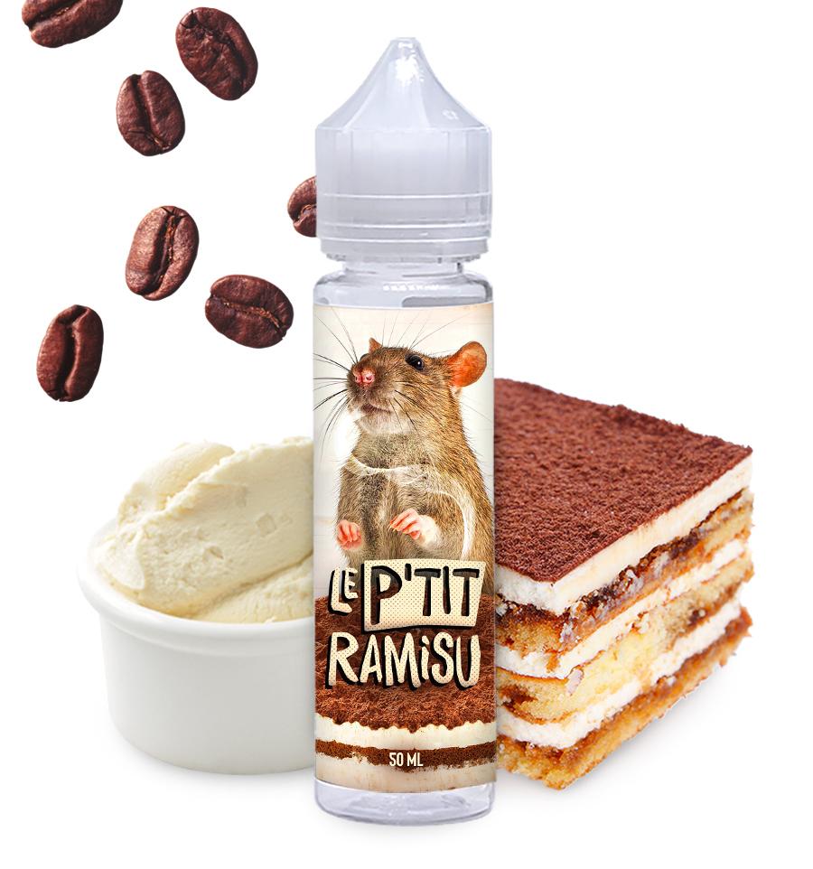 Le P'tit Ramisu - 60ml  E-liquide premium  xvape.ma Maroc.