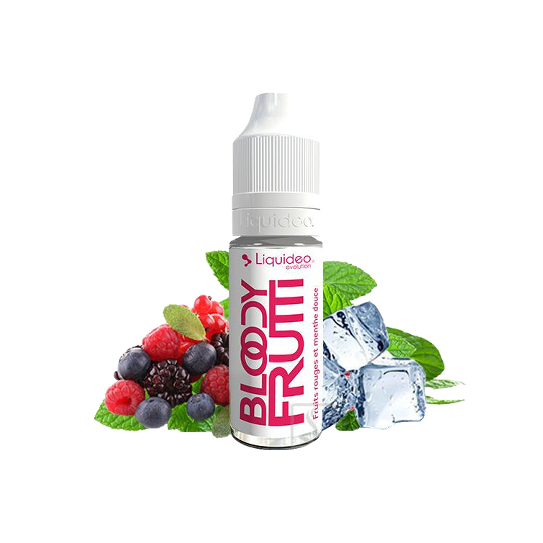 Liquideo BLOODY FRUTTI 10ml  E-liquide premium  xvape.ma Maroc.