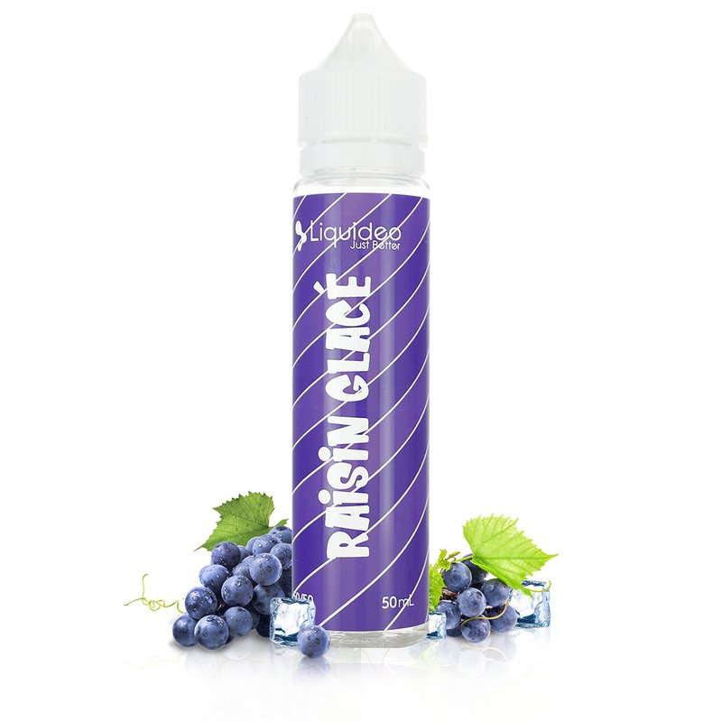 Liquideo - Raisin Glace 60ml E-liquide premium xvape.ma Maroc.