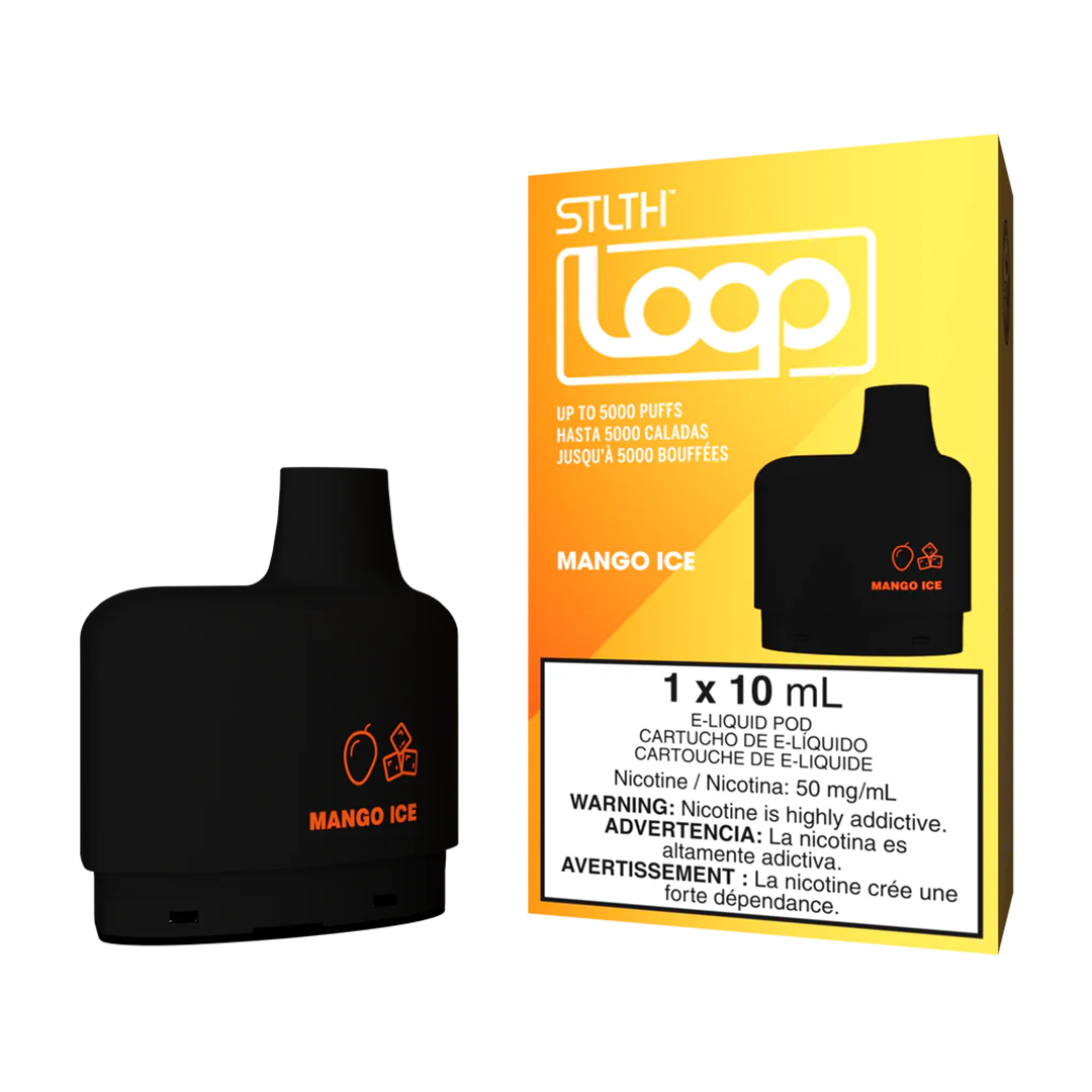 Loop - Mango Ice - 5000 Taffs Cartouches Pré-Remplies xvape.ma Maroc.
