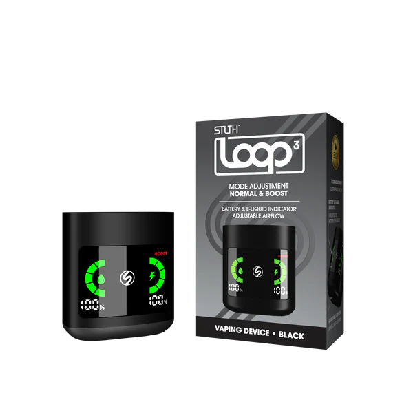 Loop 3 - Black Device  Starter Kits (Pods Fermés)  xvape.ma Maroc.