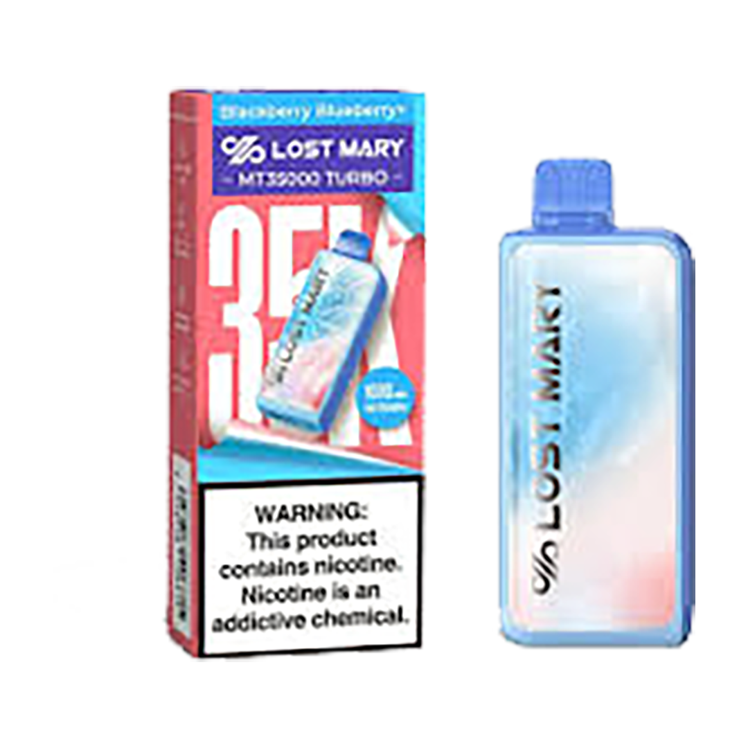 Lost Mary MT35000 Turbo - Blueberry Raspberry Ice - 5% Lost Mary MT35000 Turbo - Blueberry Raspberry Ice - 5%