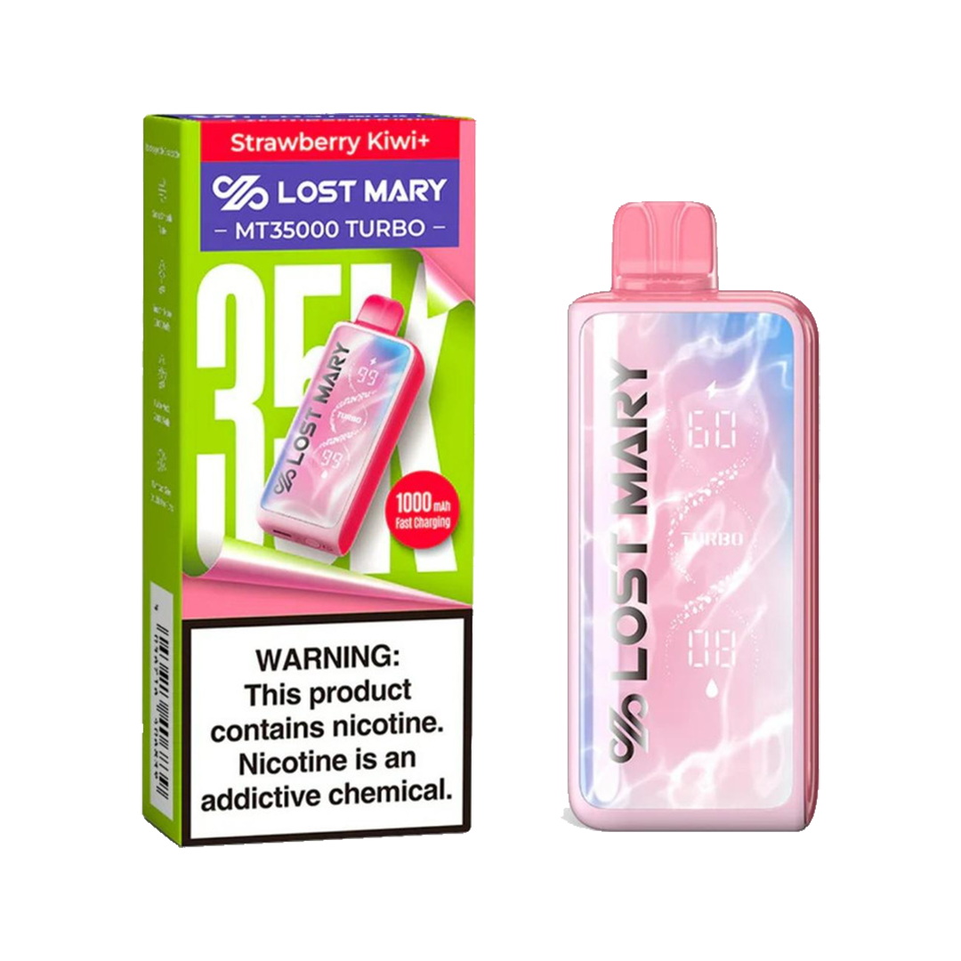 Lost Mary MT35000 Turbo - Strawberry Kiwi Ice - 5% Lost Mary MT35000 Turbo - Strawberry Kiwi Ice - 5%