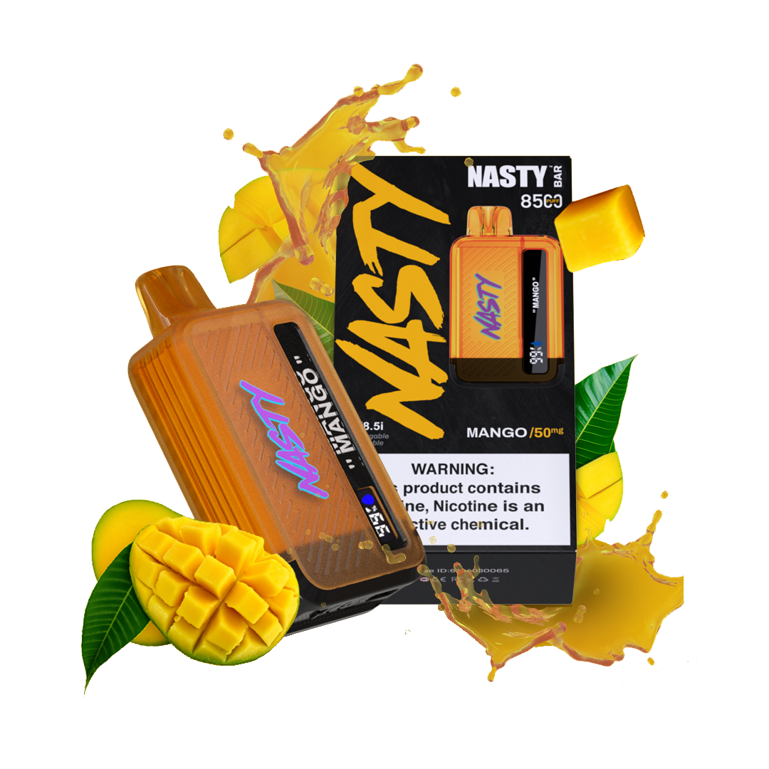 Nasty 8.5K - MANGO 8500 puffs 2% / 5% Jetable xvape.ma Maroc.