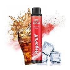 MegaPuff Cola Ice - 3000 Puff - 0mg  Jetable  xvape.ma Maroc.