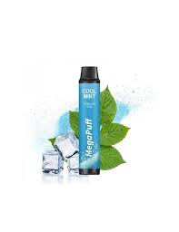 MegaPuff Cool Mint- 3000 Puff - 0mg  Jetable  xvape.ma Maroc.