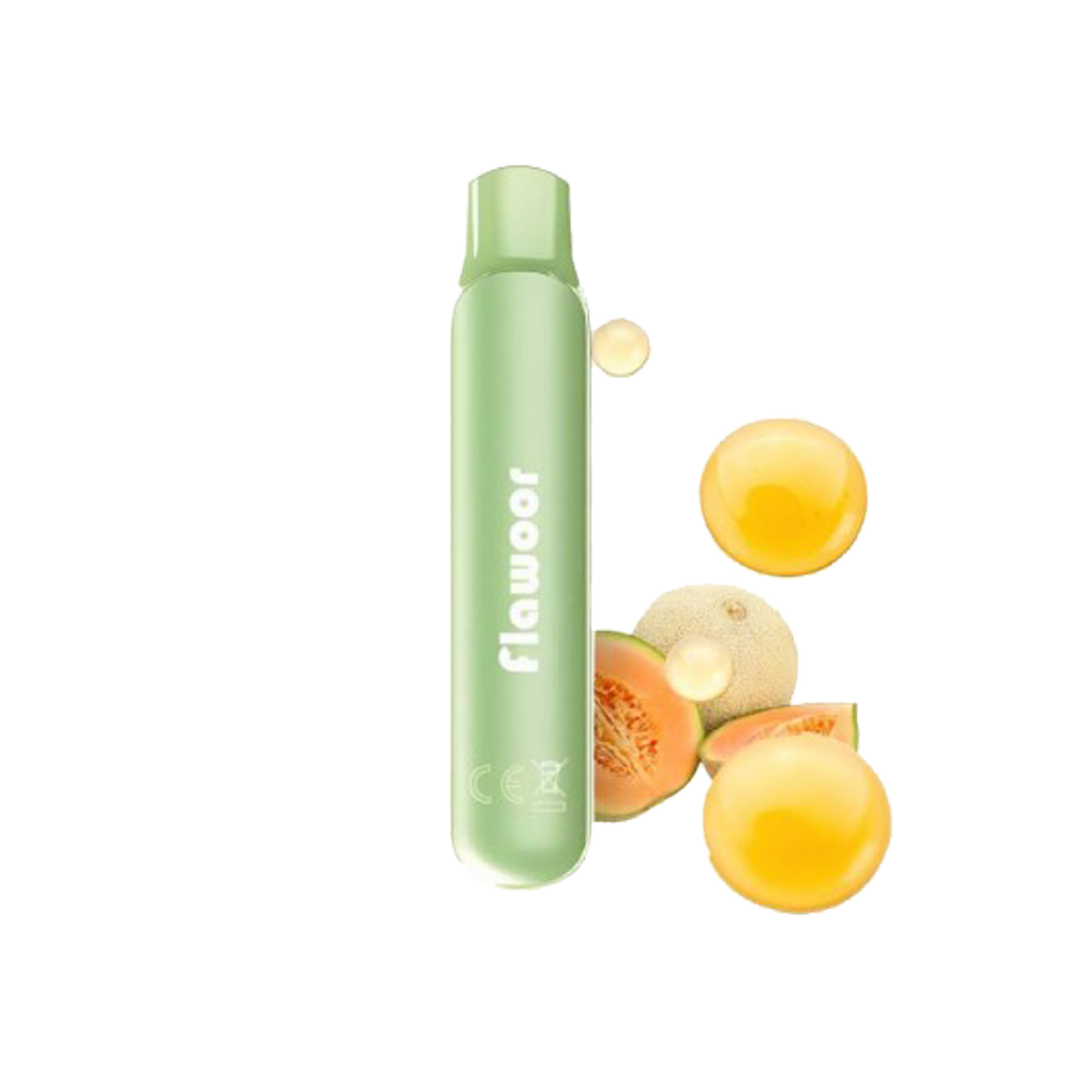 Flawoor 600puffs Melon Miel  Jetable  xvape.ma Maroc.