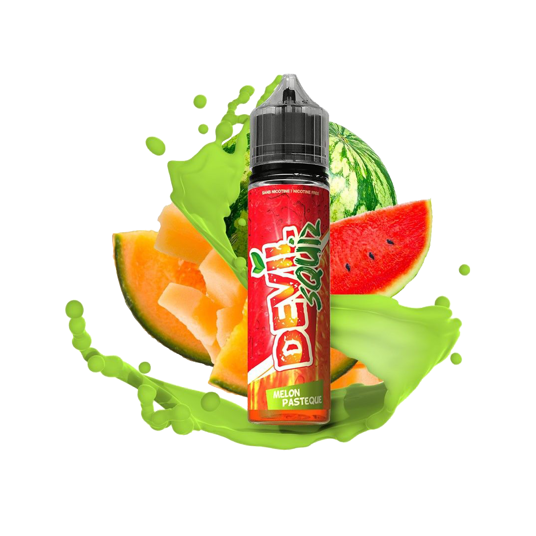 Melon Pastèque Devil Squiz Avap 60ml  E-liquide premium  xvape.ma Maroc.