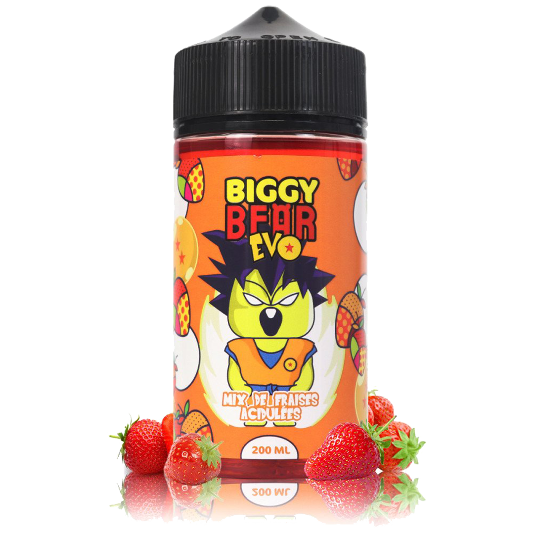 Mix de Fraises Acidulées Evo - Biggy Bear - 200ml