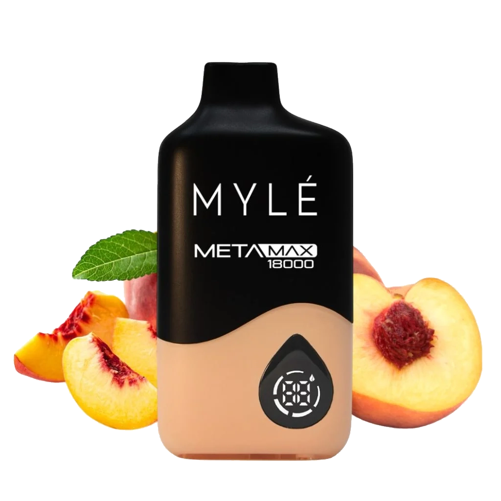 Myle META MAX 18000 Puffs - Sweet Peach 5%  Jetable  xvape.ma Maroc.