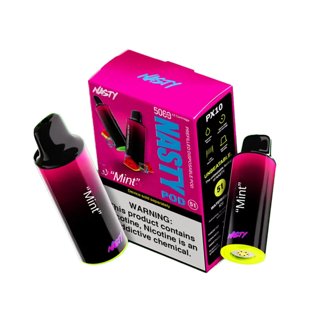 Nasty Pod 5k - Mint  Cartouches Pré-Remplies  xvape.ma Maroc.